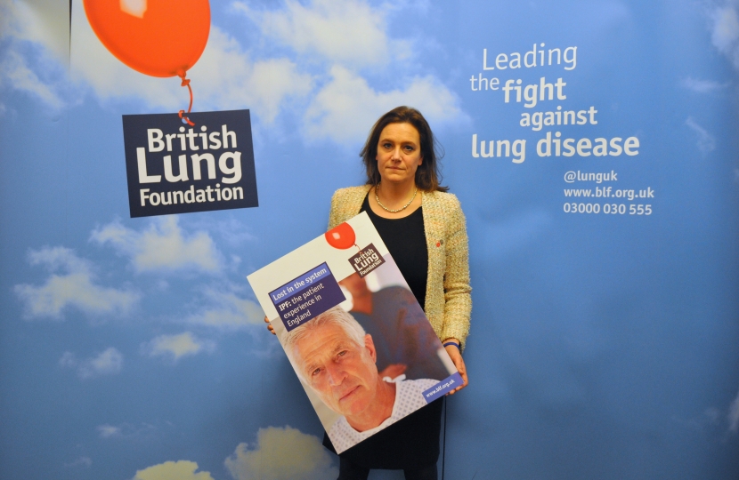 Rebecca Harris MP attends charity report launch calling for change in