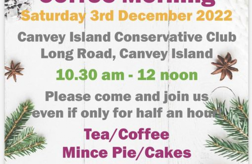 Canvey Conservatives Christmas Coffee Morning