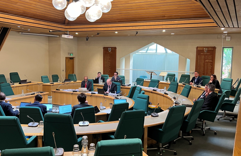 Council Daws Heath hearing 1