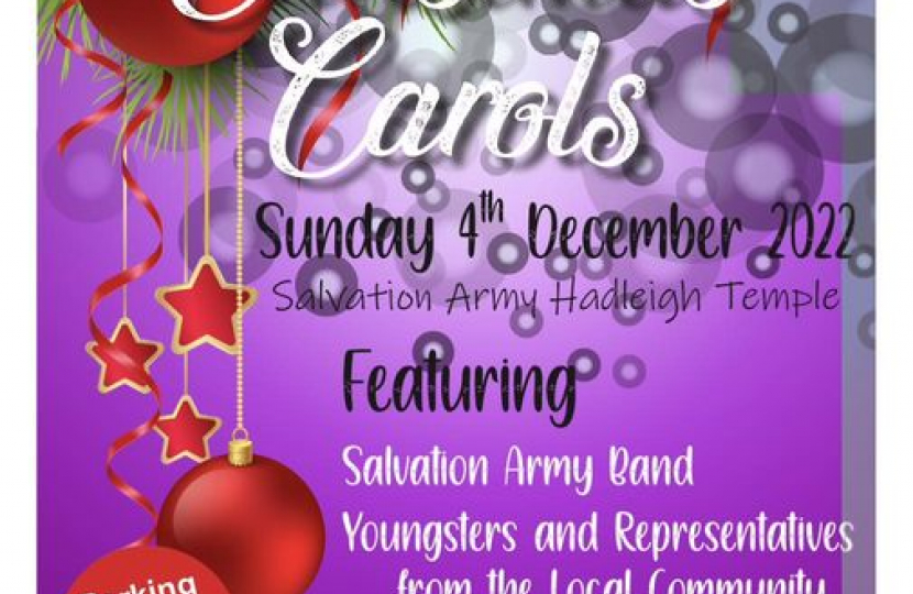 The Mayors Christmas Carols concert at Hadleigh