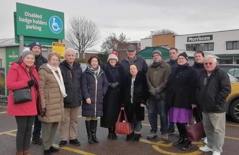 Residents and Business owners join Rebecca in welcoming Car park review