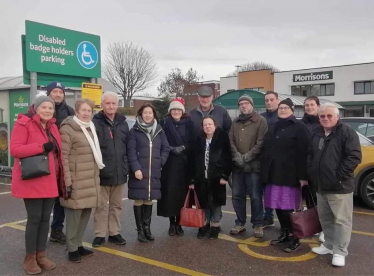 Residents and Business owners join Rebecca in welcoming Car park review